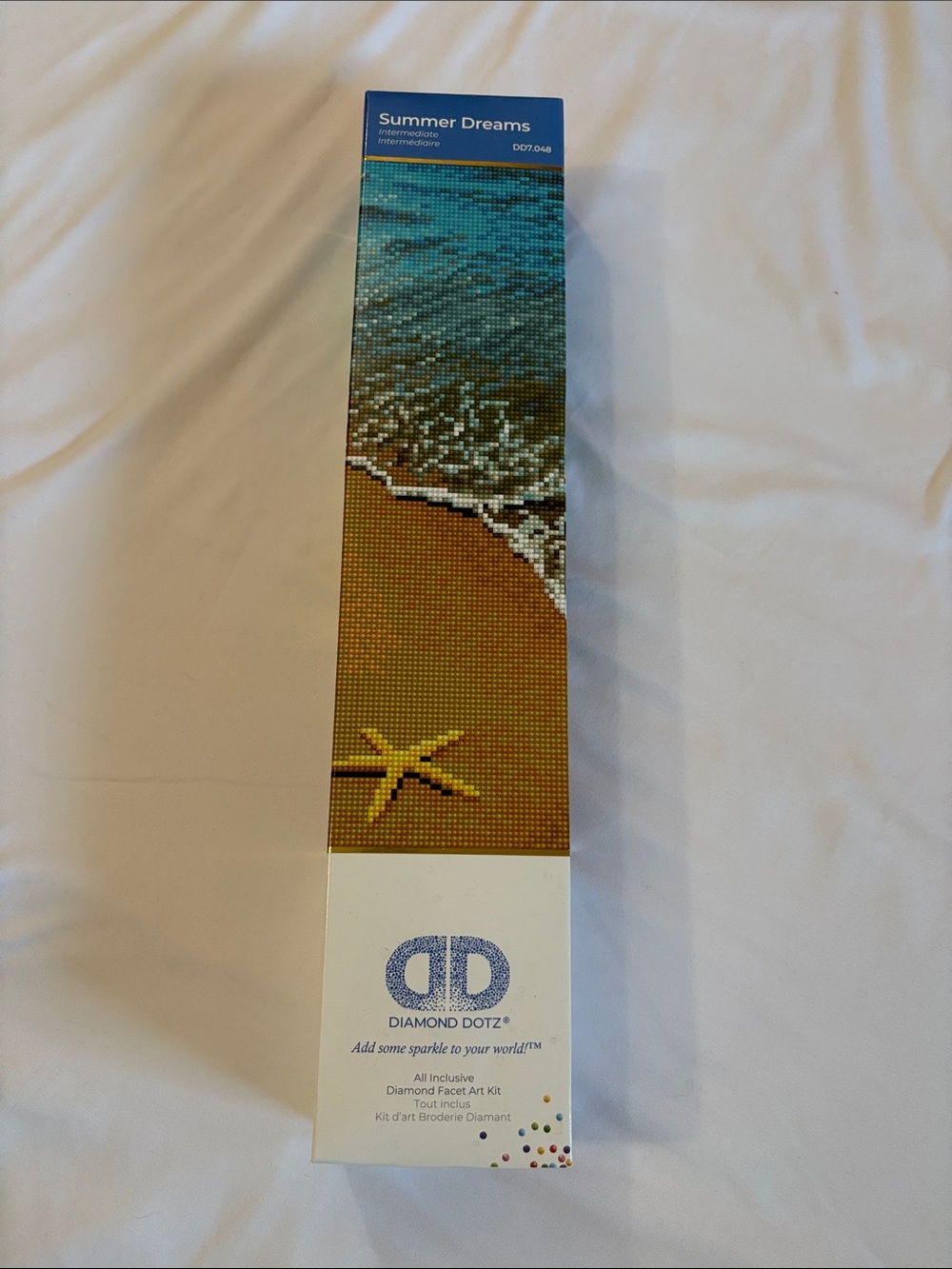 Diamond Dotz Summer Shoreline Mosaic Kit - Blue, Tan, Yellow